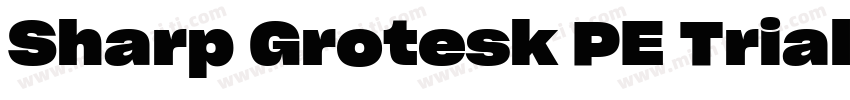 Sharp Grotesk PE Trial Light 24字体转换